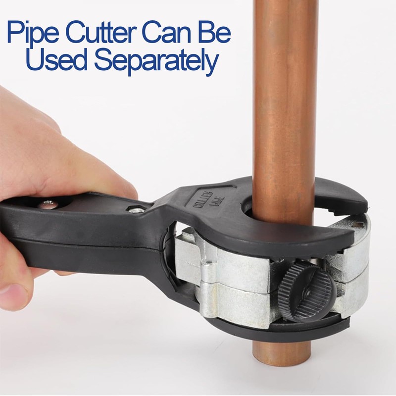 SI SEN Copper Pipe Cutter, Plastic Pipe Cutters, Ratcheting Tubing