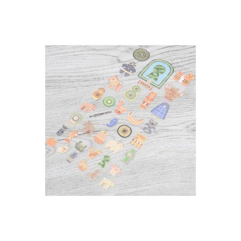 Kamio Japan Sticker Nihonshiru Kyoku Shrines and Temples 225357