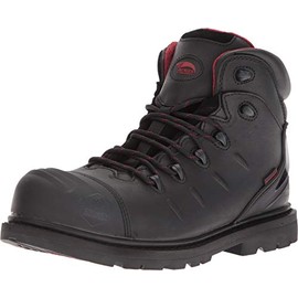 FSI FOOTWEAR SPECIALTIES INTERNATIONAL Men's 6" Leather Carbon Comp Toe Waterproof EH Slip Resistant Boot, Black, 9 XX-Wide