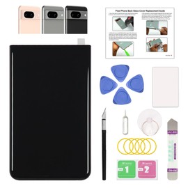GREEN FUSION Compatible with Pixel 8 Back Glass Cover Replacement, Pixel 8 Back Glass for All Carriers, Includes Repair Tools & Instruction, Obsidian