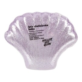 Holler and Glow Beauty Let's Shellabrate Babe, Shell Shaped Bath Fizzer
