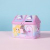 Mobestech 2pcs Adorable Mermaid Pattern Tinplate Coin Bank House Shaped