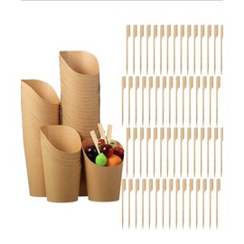 50 PCs Each 12oz Disposable  Party Treats Food Cones