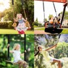 Rope Hanging Chair, Hook Carabiner for Door Bar, Hammock Attachment,
