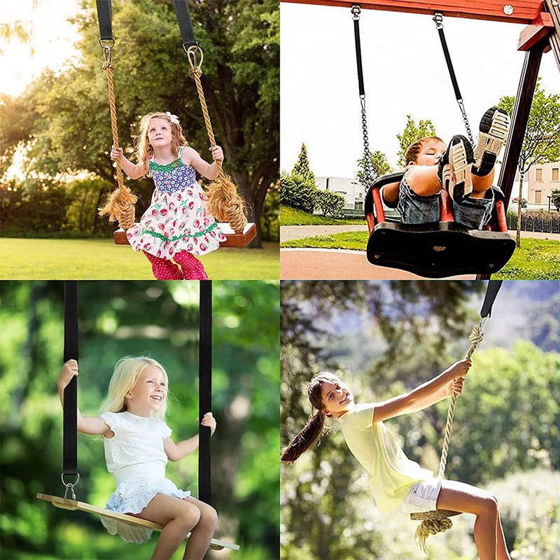 Rope Hanging Chair, Hook Carabiner for Door Bar, Hammock Attachment,