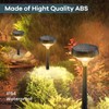Linkind Solar Pathway Lights 4 Pack, Solar Lights Outdoor, Warm