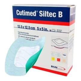 Cutimed Siltec B 12.5x12.5 Cm Caja Con 10 Piezas Bsn Medical