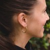 Birdie Hoop Earrings - Gold
