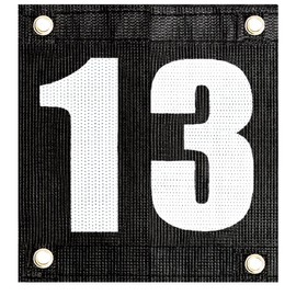 Court Numbers for Tennis or Pickleball, Numbers 1-24, Hang on Fence or Net