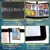 YFCHOTI Trading Card Album 4 Compartments 400 Pockets Cards Scrapbook