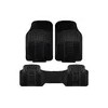 3pz Tapete Uso Rudo Grueso Chevy Silverado 1500 2000 Negro