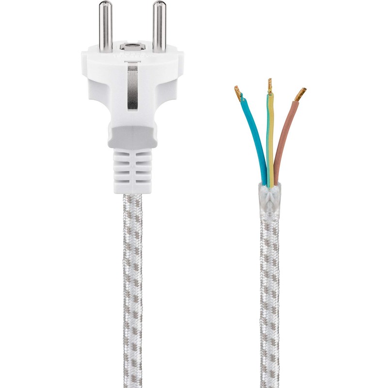 Goobay 50504 Protective Contact Cable Heat-Resistant for Assembled 3 m