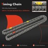 A-Premium 5-PC Engine Timing Chain Kit with Tensioner & Guide