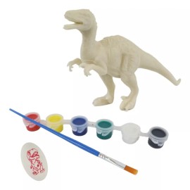 Work Of Art- Figura De Dinosaurio Velociraptor Para Pintar