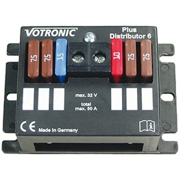 Votronic Circuit Splitter, Distributor, Plus Minus, 12 V DC 24 V