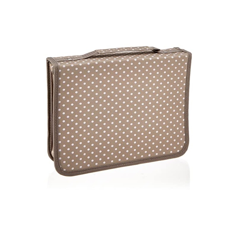 Artemio Kit with Clear Stamp Storage Binder, Fabric, Plastic, brown,