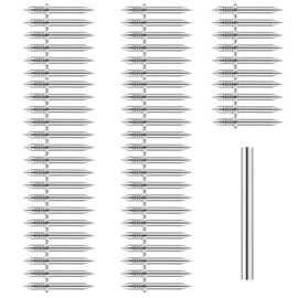 50 Pcs Skirting Board Nails, Headed Skirting Nails, Concealed Form Screws for Wooden Floorboards, for Home Decor Carpentry