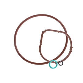 A ABSOPRO Engine / 5.0L Vacuum Pump Seal Kit for Land Rover Discovery / 3.0L Vacuum Pump Gaskets for Jaguar F-Pace/Elasticity/Fluororubber / 1 Set/Brown /LR012685 Item Replacement