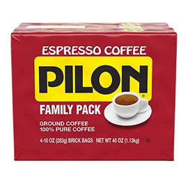 Cafe Pilon Espresso Coffee Family Pack, 4 ct./10 oz.