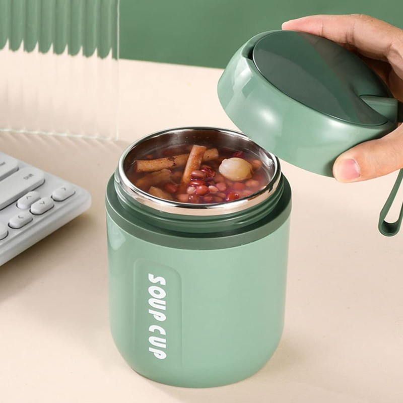 Fulasun Insulated Food Flask - 16oz/480ML Stainless Steel Jar Vacuum