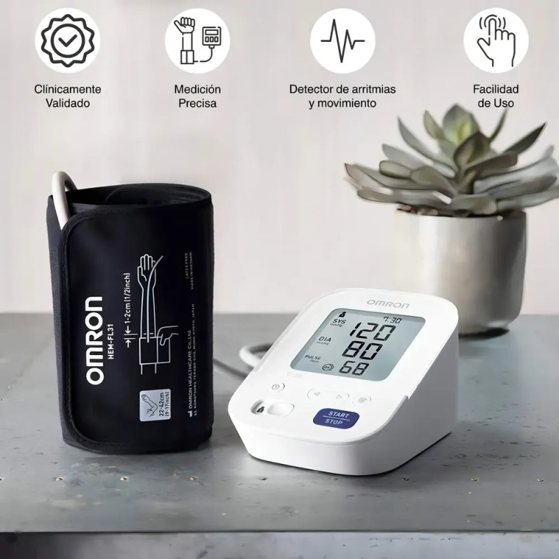 Toma Presión Digital Brazo 7154 - E Omron 2 Usuarios