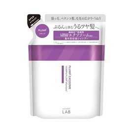 unlabel EX Bounce Shampoo, Refill, Exosome, Moonlit Lavender Scent, Moisturized, Wavy, Cat Hair, 10.1 fl oz (310 ml)