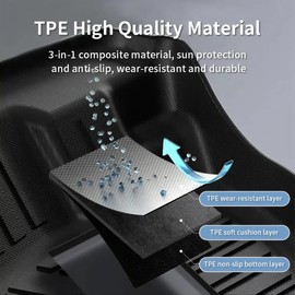 WAYAYKA Floor Mats for Jeep Grand Cherokee 5-Seat 2016-2022 - All-Weather Protection, Custom Fit, Rugged Durability - Perfect for Off-Road Adventures and Daily Commutes