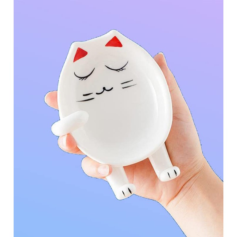 Spoon Rest, Ceramic Spoon Holder, Ceramic Spoon Rest with Funny
