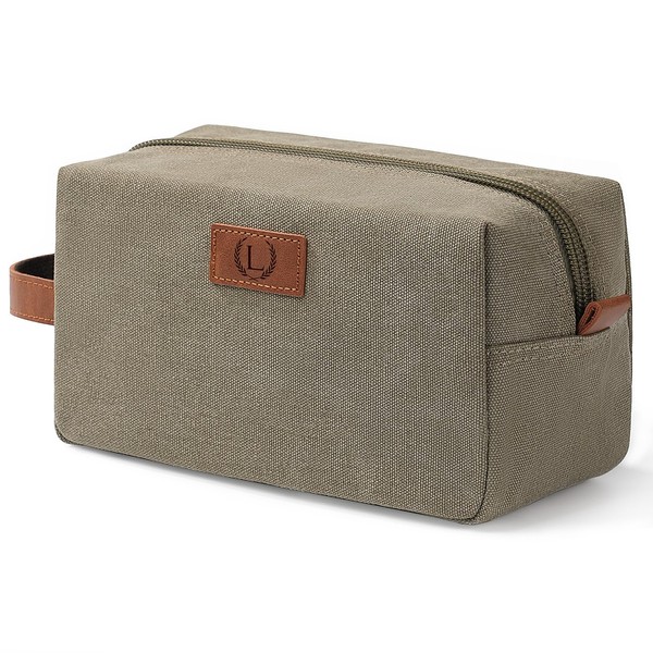 Janhavi Shaving Bag for Men Travel Waterproof, Engraved Initials &