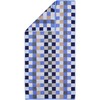 Cawö hand towel Unique Karo blue size 50x100 cm