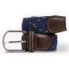 Swole Panda Recycled Woven Adjustable Belt Large - Navy &