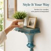 DECHOUS Small Vintage Floating Wall Shelf, European Style, 5.8x3.5x7 Inch
