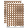 Smile Poop Face Emoticon 200+ Round Stickers - Gloss Finish