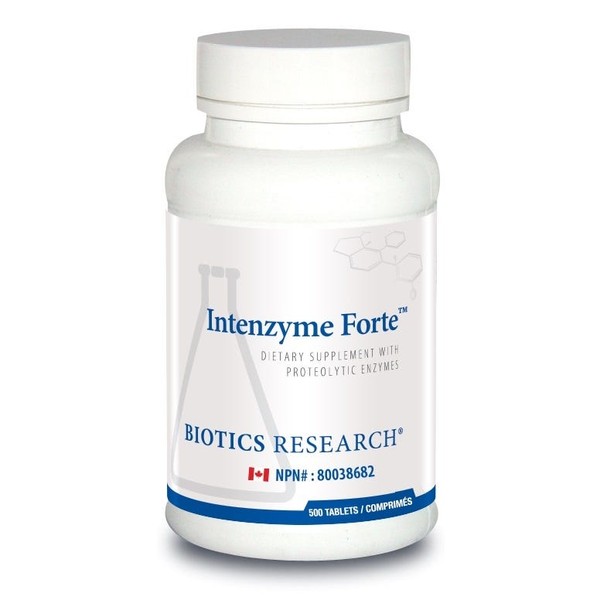 Biotics Research Intenzyme Forte 500 Tablets