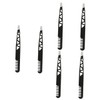 FOMIYES 3sets Quality Eyebrow Tweezer Trimmer Dual-use Makeup Tool Anti-slip