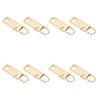 TopHomer 8PCS Gold Zipper Pull, Universal Zipper Pull Replacement Kit,