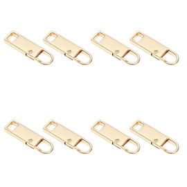 TopHomer 8PCS Gold Zipper Pull, Universal Zipper Pull Replacement Kit, Removable Zipper Pulls Tab Replacement Zipper Pulls for Jackets, Luggage, Backpacks, Purses, Boots, Pants, Tents