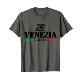 Venezia Italia Vintage Venice Italy Souvenir Italian Flag T-Shirt