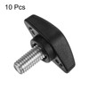 sourcing map 10pcs Tee Wing Knobs Thumb Screws M8 x