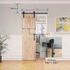 SMARTSTANDARD 4 FT Heavy Duty Sturdy Sliding Barn Door Hardware
