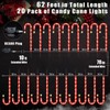 36" Outdoor Christmas Decorations, Auto Timer Real 30" Candy Cane