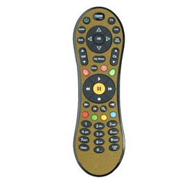 Gold Glitter Vinyl Skin Sticker for Virgin Media TiVo V6 TV remote control