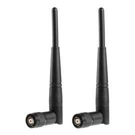 Antena WiFi RP-TNC macho de 5dBi de 2,4 GHz compatible con Trimble Robotic Total Stations TDS Ranger Data Collecter, para router inalámbrico Linksys WiFi (paquete de 2), Eifagur