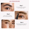 FDEETY Pack of 2 Waterproof Eyebrow Pencil 3D Magic Light