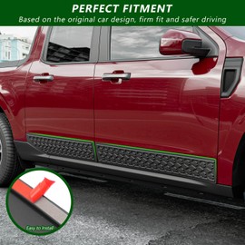 xipoqix Door Molding Trim Compatible with 2022-2025 Ford Maverick Rocker Panel Body Side Panel Molding Trim Protector Replacement for 2022-2025 Ford Maverick Accessories