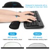 ELZO ELZO Handballenauflage Tastatur, Ergonomische Faltbar Wrist Rest, Memory-Foam Handauflage