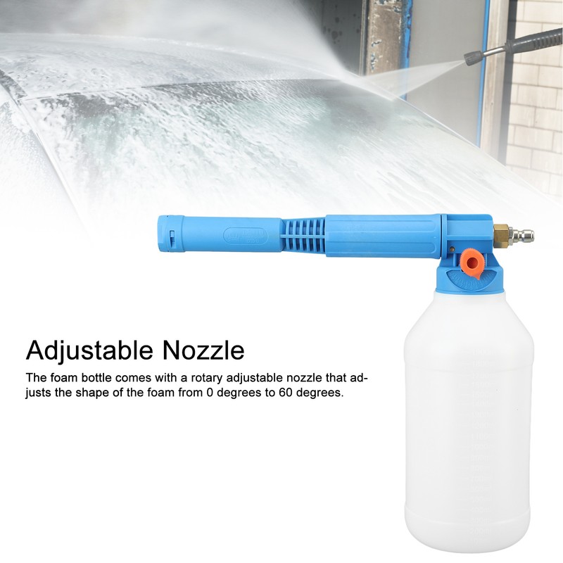 Handheld Pressure Foam Sprayer 1/4 Inch Quick Plug 2000ML Pressure