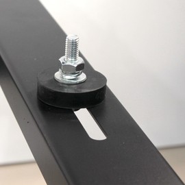 Mini Split Stand Ground Mounting Bracket Pad for 9,000-60,000BTU AC/Heating System/Ductless Air Conditioner,Anti-Vibration Heavy-Duty Vibration Absorber Condenser Adjustable Base 770LBS Load Capacity