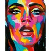CANVAS ON DEMAND Prismatic Pout II Wall Decal, Artwork