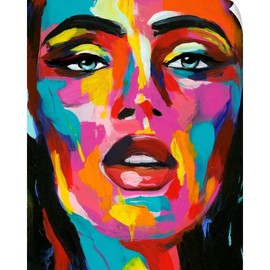 CANVAS ON DEMAND Prismatic Pout II Wall Decal, Artwork